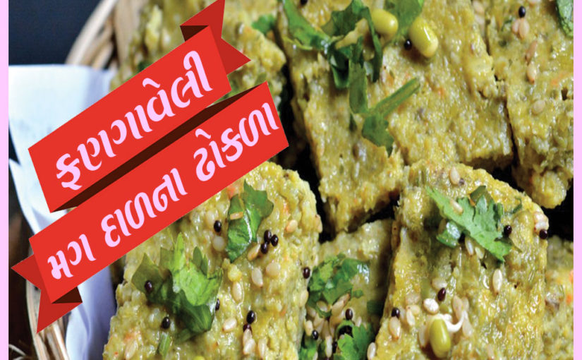 ફણગાવેલી મગ દાળના ઢોકળા